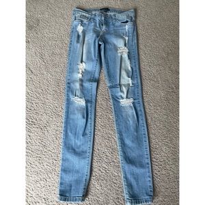 Flying Monkey Light Wash Skinny Jeans